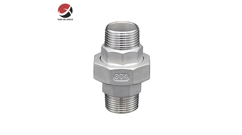 不鏽(xiù)鋼雙頭(tóu)外牙活(huó)接管件(jian)