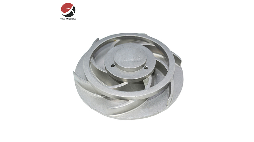 不鏽(xiù)鋼鑄造(zao)來圖定(dìng)制泵配(pei)件葉輪(lún)